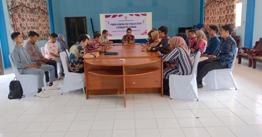 Disnakertrans Natuna laksanakan Forum Konsultasi Publik
